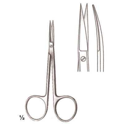 10cm surgical straight sharp scissors tactical