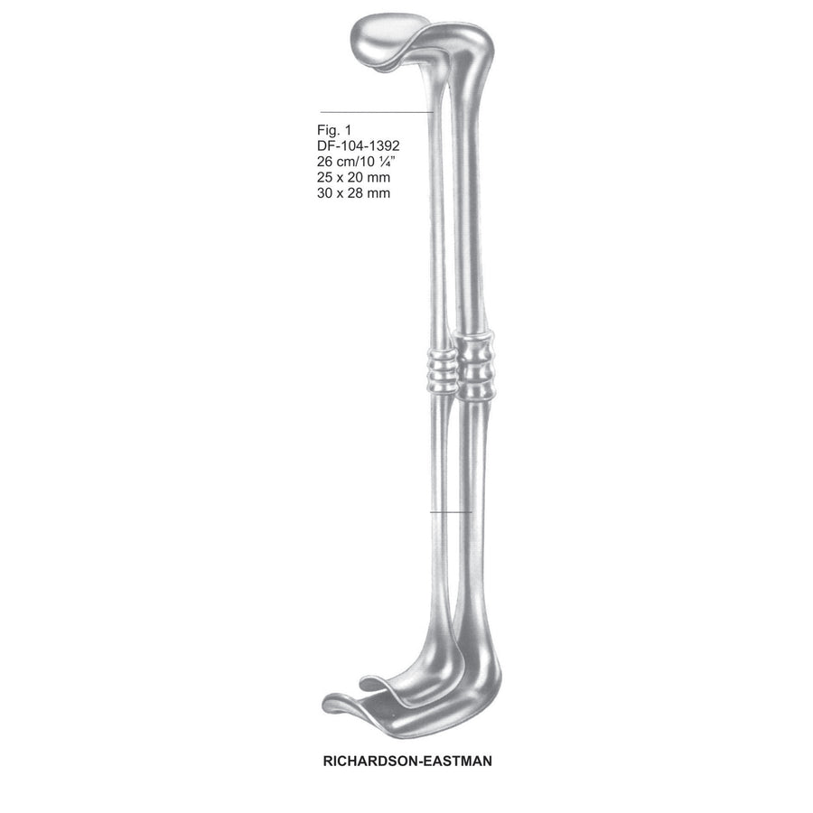 Richardson-Eastman Retractors Fig.1, 25X20 & 30X28Mm, 26Cm  (Df-104-1392) by Raymed