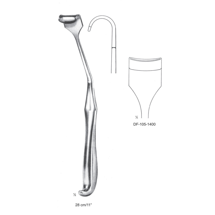 Measurements Retractors,28cm  (DF-105-1400) by Dr. Frigz