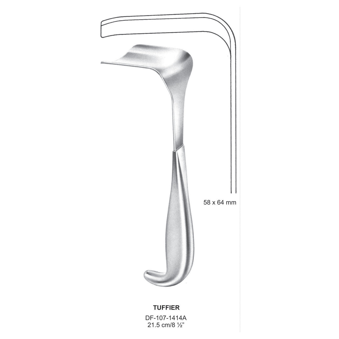 Tuffier Abdominal Retractors, 58X64Cm, 21.5cm  (DF-107-1414A) by Dr. Frigz