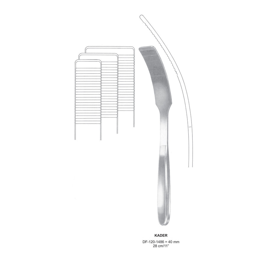 Kader Retractors,27Cm,40mm  (DF-120-1486) by Dr. Frigz