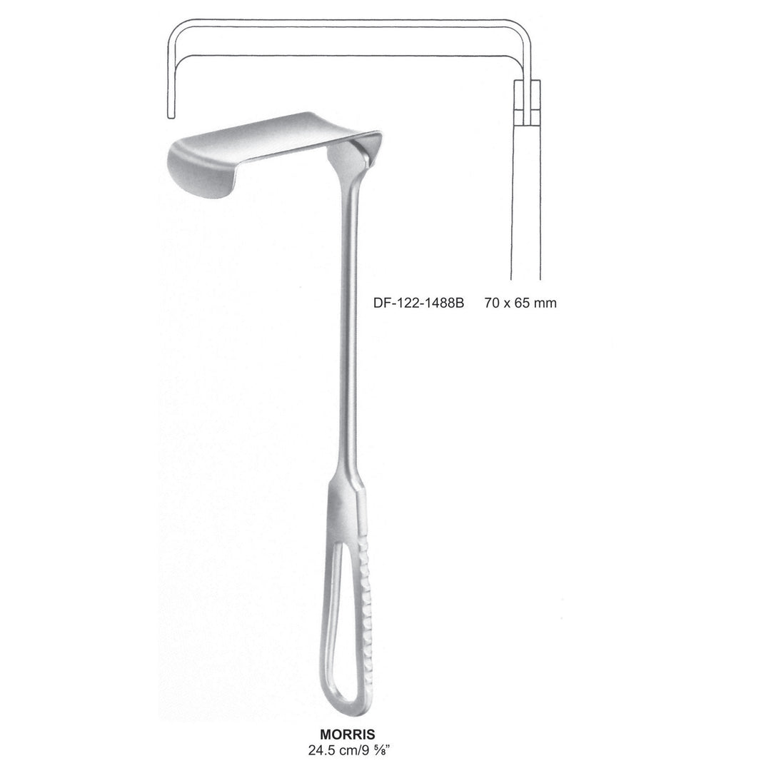 Morris Retractors, 70X65mm , 24.5cm  (DF-122-1488B) by Dr. Frigz