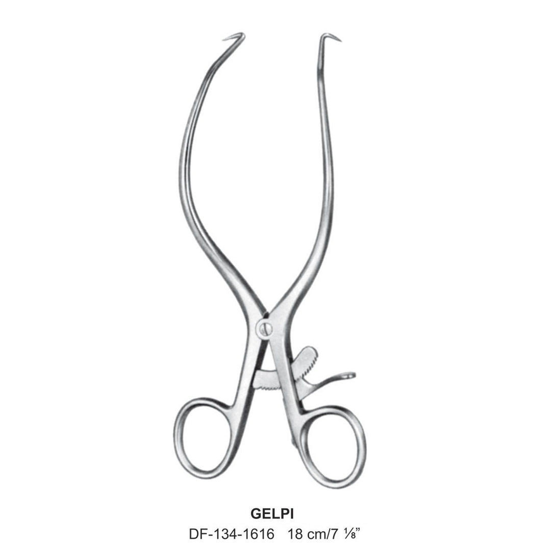 Gelpi Abdominal Retractors, 18cm  (DF-134-1616) by Dr. Frigz