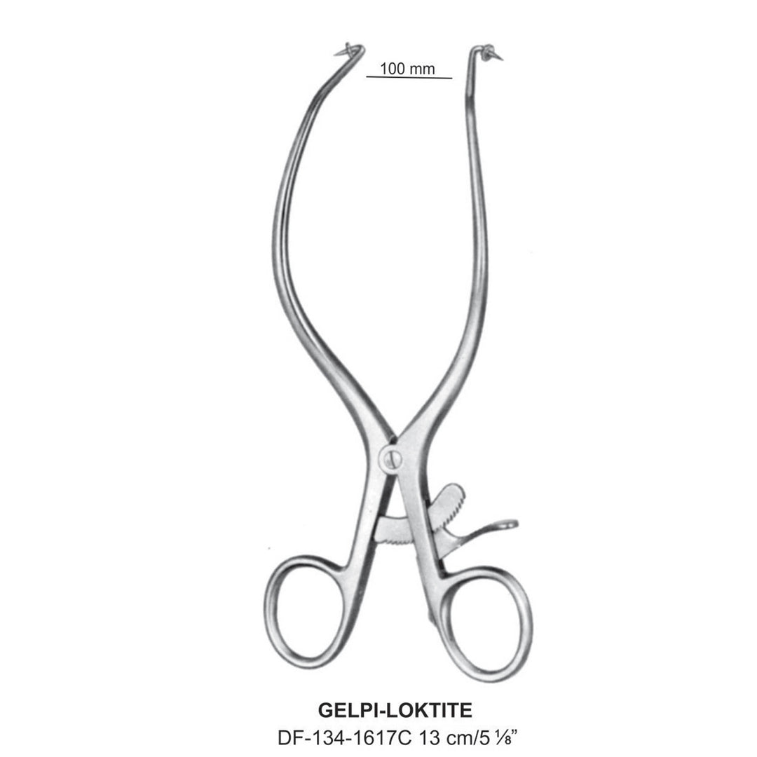 Gelpi-Loktite Retractors  With Stopper 13cm , 100mm (DF-134-1617C) by Dr. Frigz