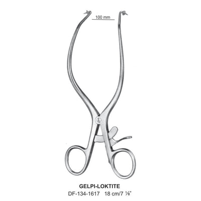 Gelpi-Loktite Retractors With Stopper 18Cm, 100mm  (DF-134-1617)