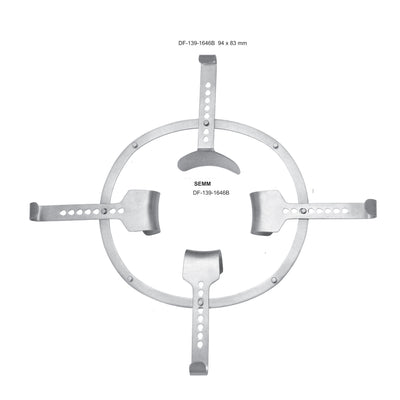 Semm Abdominal Retractors Blade Only 94X83mm (DF-139-1646B)