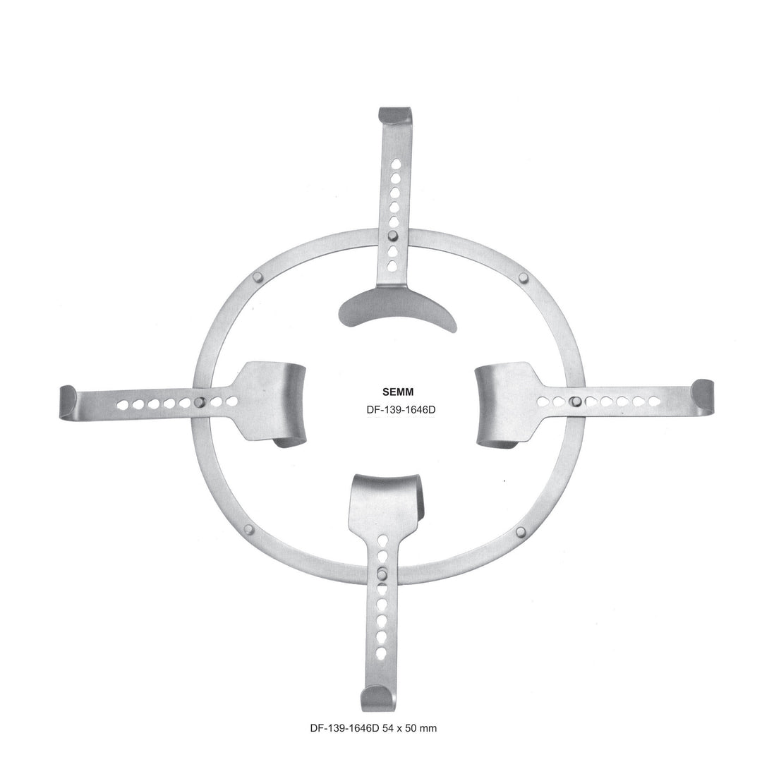 Semm Abdominal Retractors Blade Only 54X50mm (DF-139-1646D) by Dr. Frigz