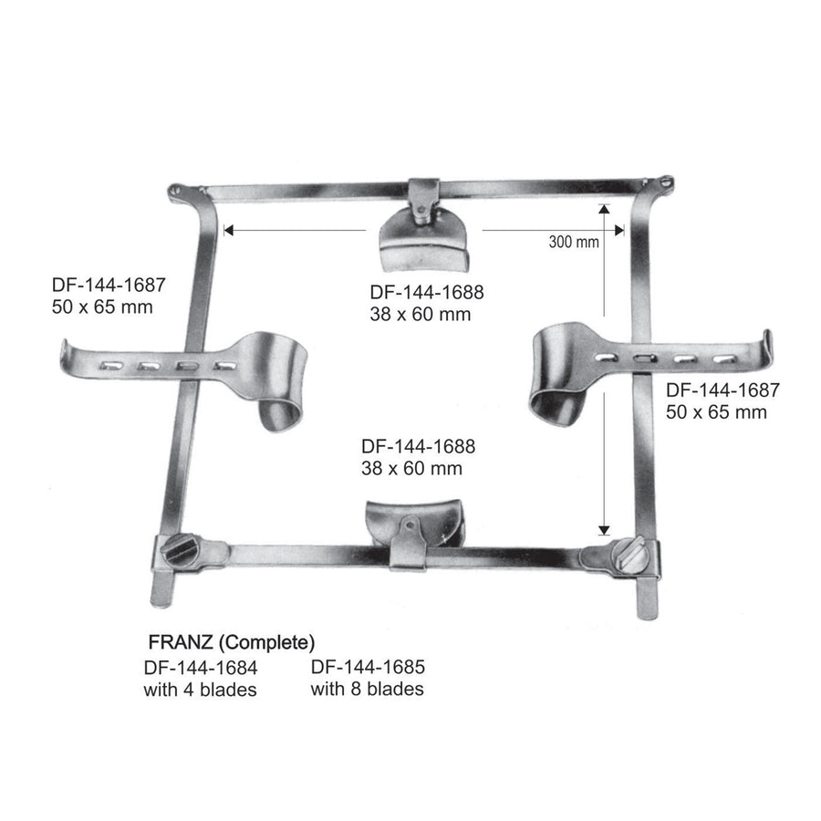 Franz Complete With 8 Blades (DF-144-1685) by Dr. Frigz