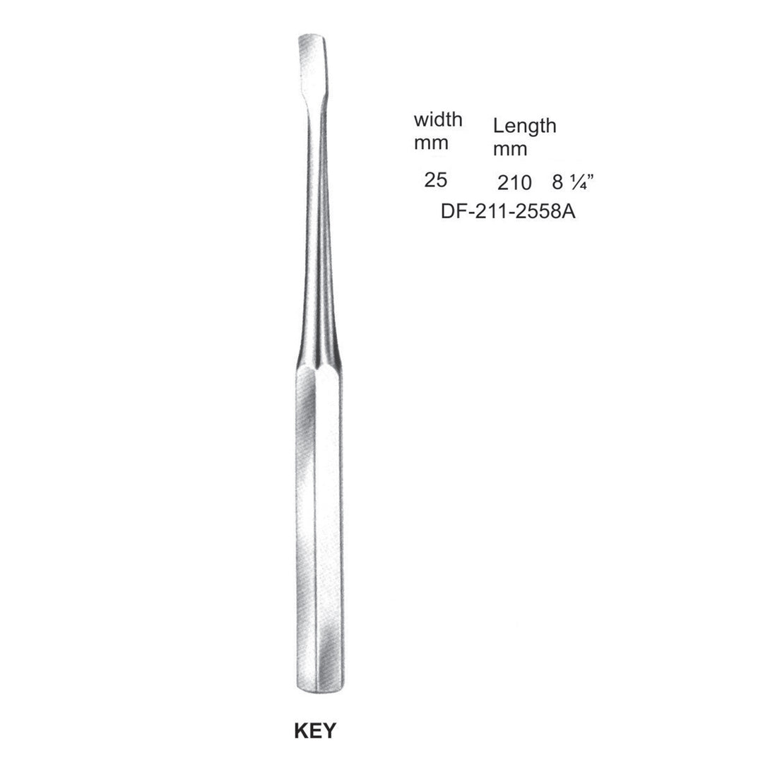 Key Elevator, Width 25mm , Length 210mm (DF-211-2558A) by Dr. Frigz