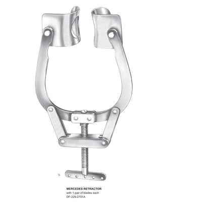 Mercedes Retractors Set With 1 Pair Of Blades Each (DF-229-2701A)