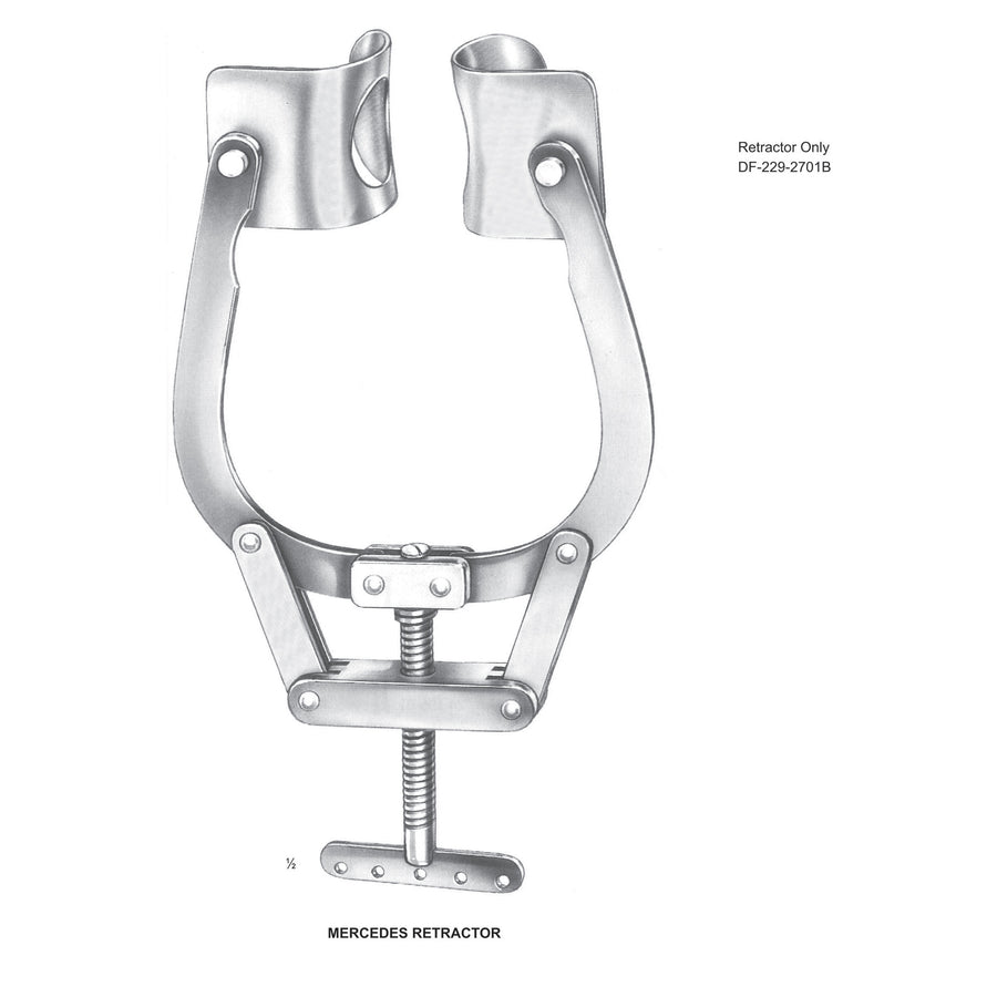 Mercedes Retractors Only (DF-229-2701B) by Dr. Frigz