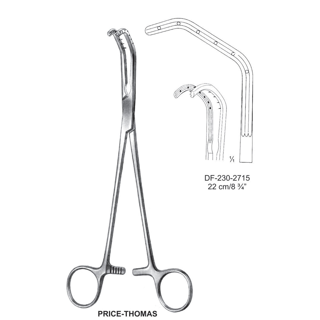 Price-Thomas Bronchus Clamps, 22cm  (DF-230-2715) by Dr. Frigz