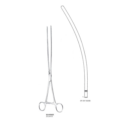 Scudder Intestinal Clamps 33Cm, Curved (DF-257-3025B)