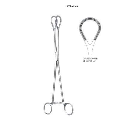 Organ Grasping Atrauma Clamp 26cm (DF-263-3056B)