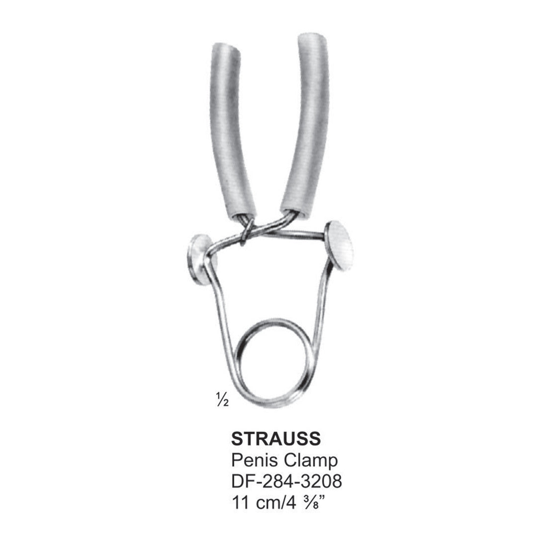 Straightauss Penis Clamp , 11cm (DF-284-3208) by Dr. Frigz