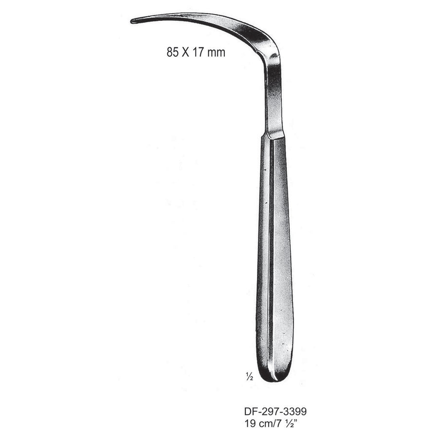 Retractors 85 X 17mm , 19cm (DF-297-3399) by Dr. Frigz