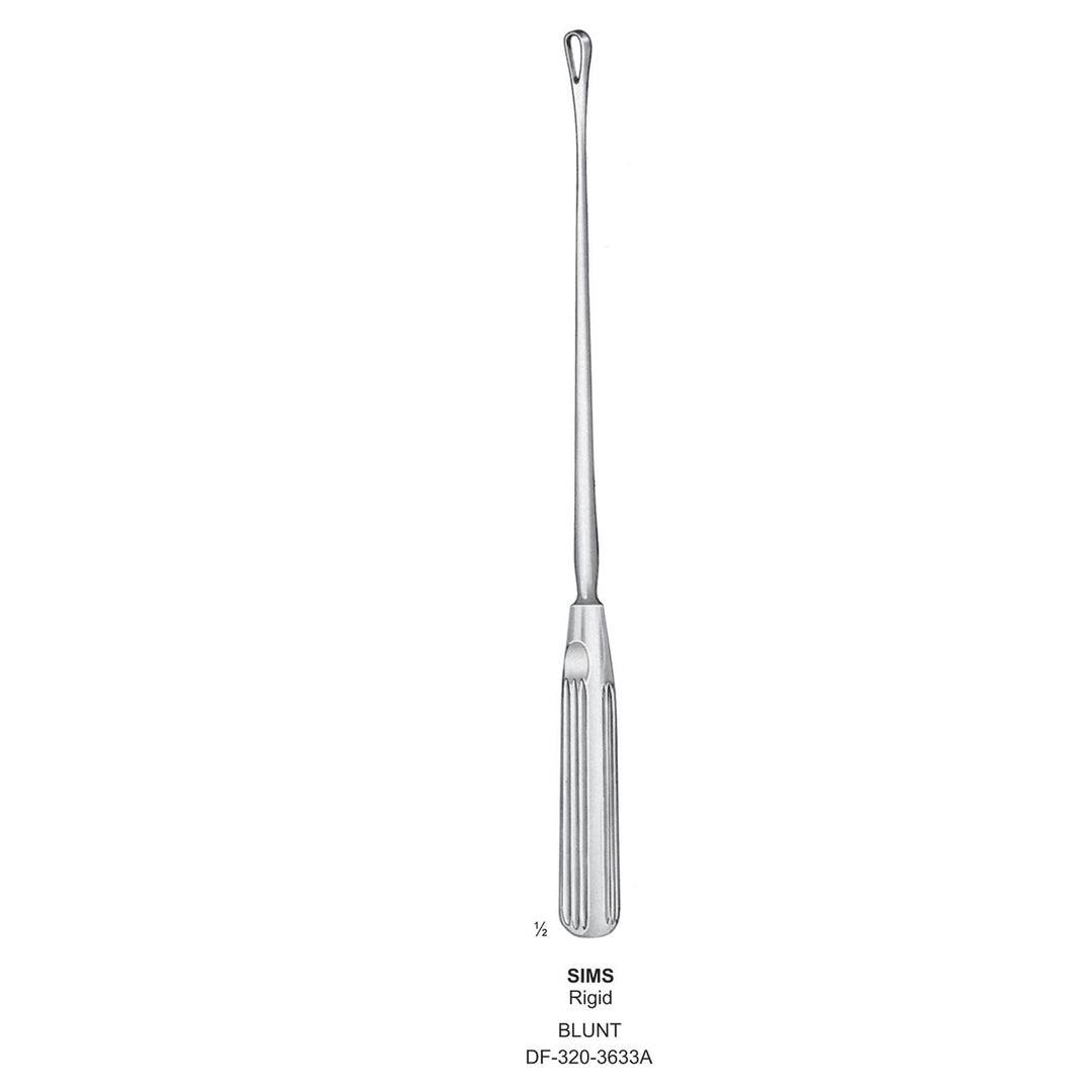 Sims Uterine Curettes , Rigid, Blunt, Fig.11, 21mm (DF-320-3633A) by Dr. Frigz