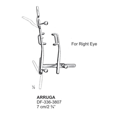 Arruga  Eye Specula,7Cm,For Right Eye  (DF-336-3807)