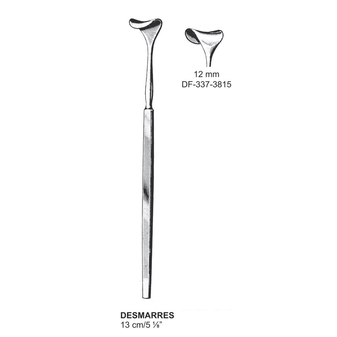 Desmarres Lid Retractors 12mm , 13cm  (DF-337-3815) by Dr. Frigz