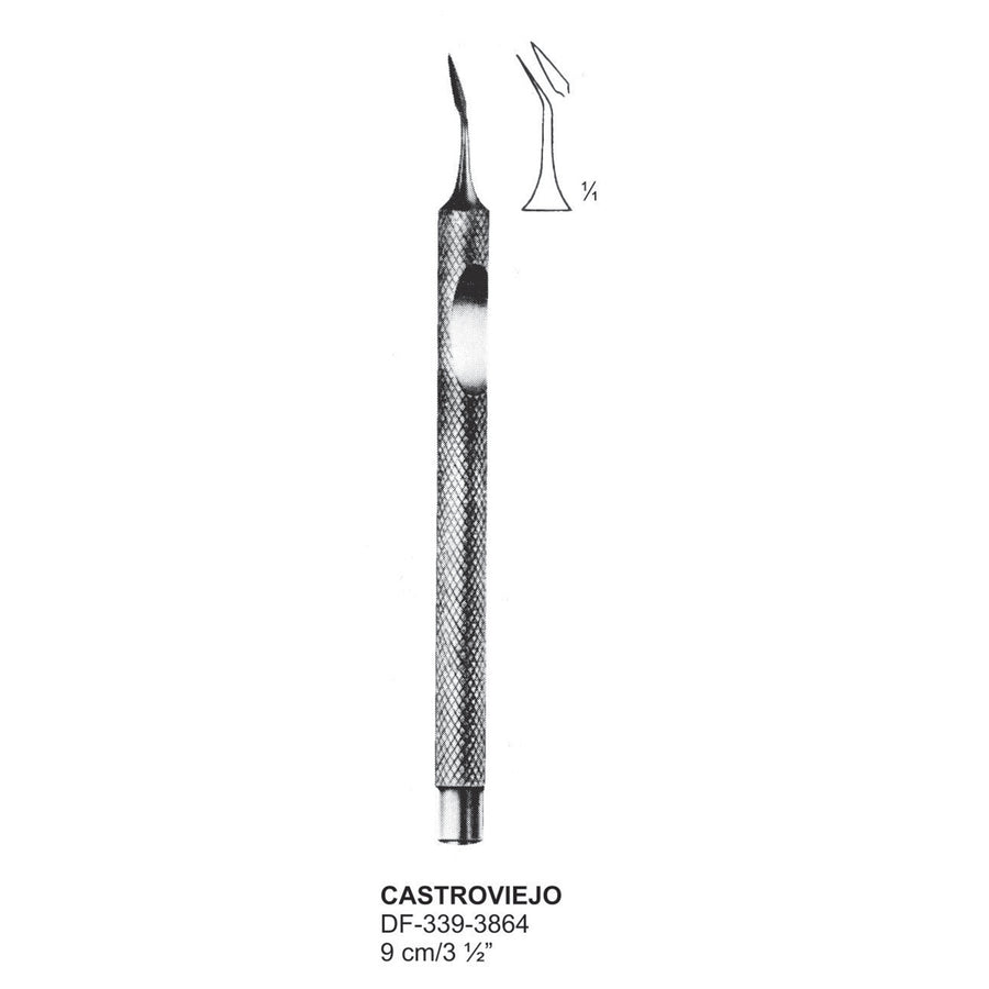 Castroviejo Knife,9cm  (DF-339-3864) by Dr. Frigz