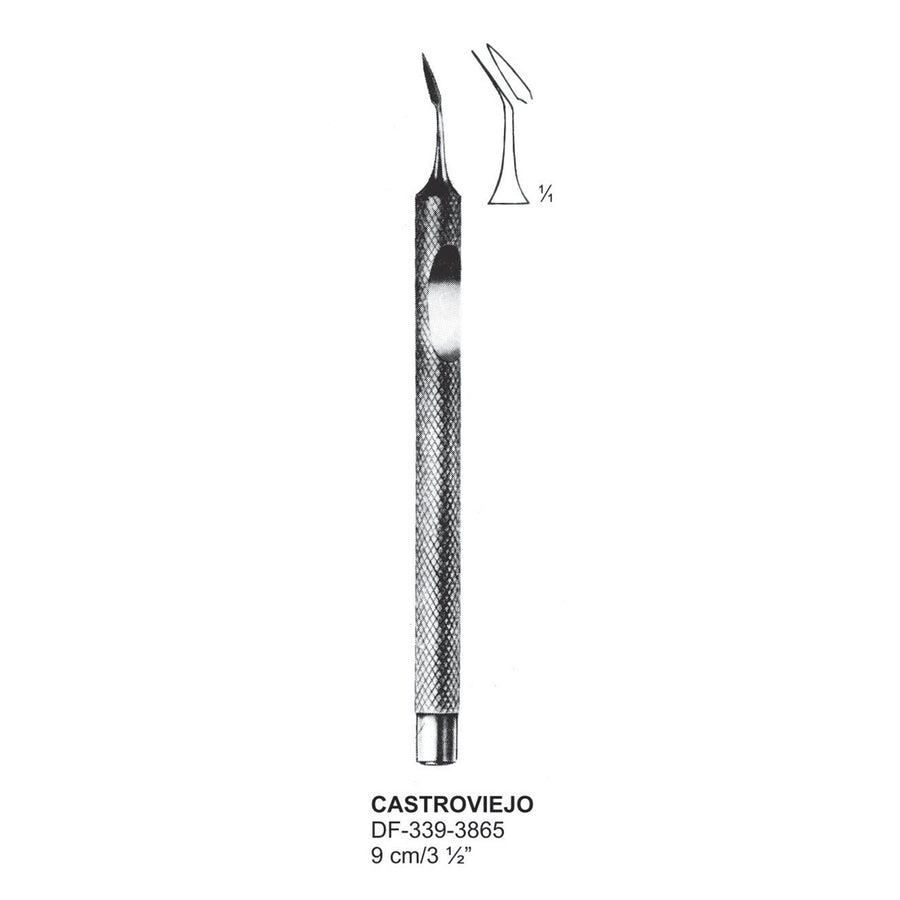 Castroviejo Knife,9cm  (DF-339-3865) by Dr. Frigz