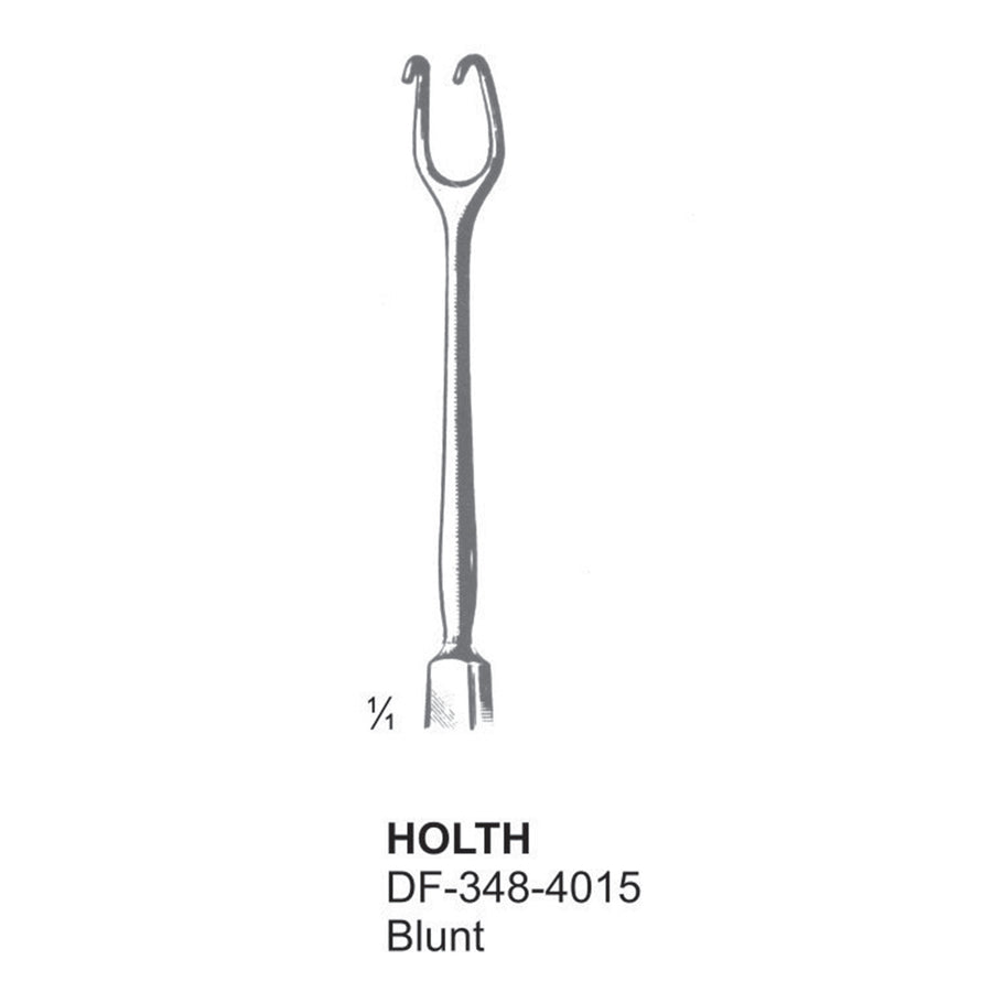 Holth Retractors Blunt, Double Hook  (DF-348-4015) by Dr. Frigz