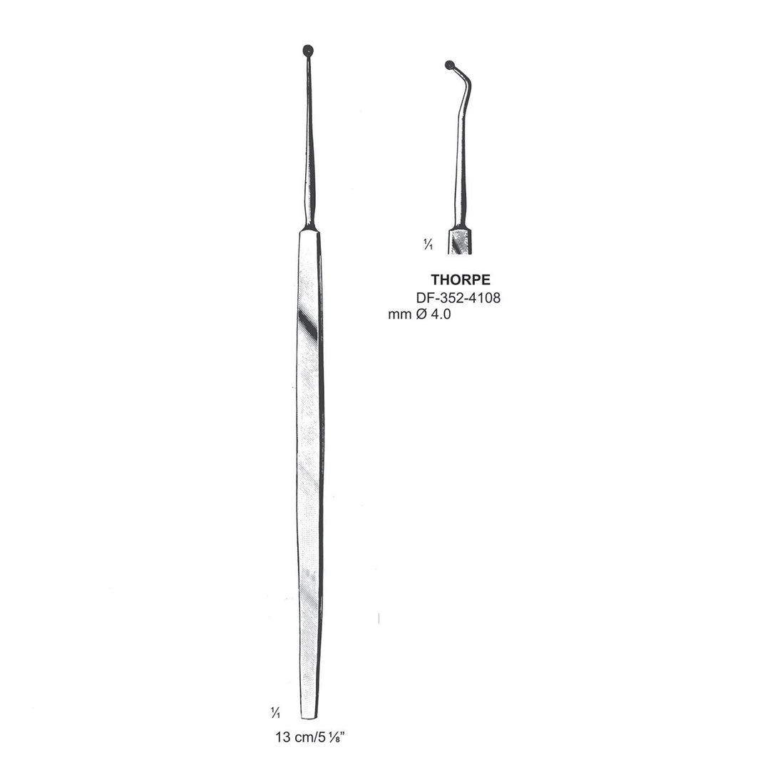 Thorpe Chalazion Curettes, 4mm Dia  (DF-352-4108) by Dr. Frigz