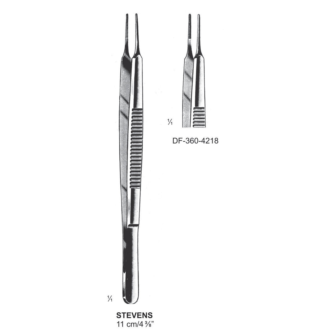 Stevens Iris Forceps, Straight, 11 cm  (DF-360-4218) by Dr. Frigz