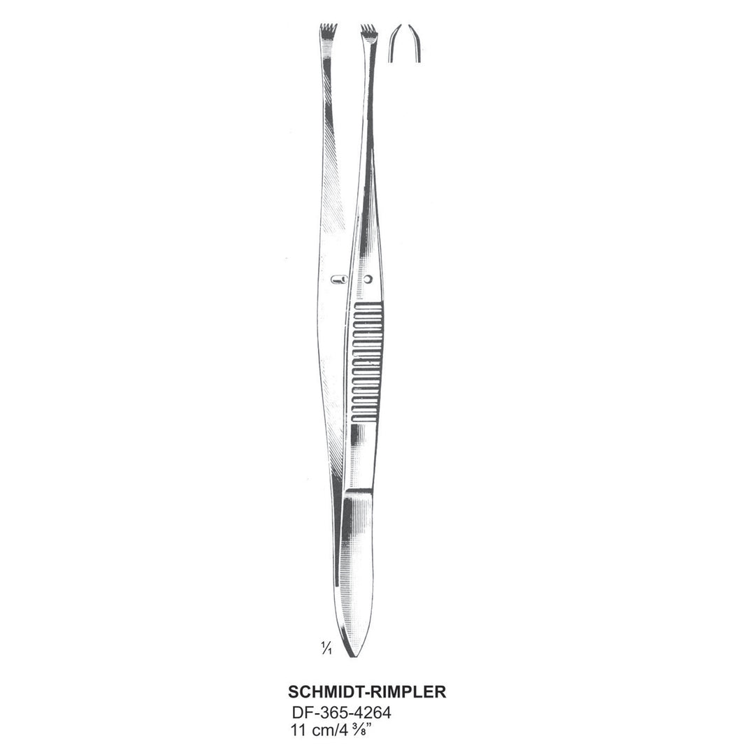 Schmidt-Rimpler Tissue Forceps, 11 cm  (DF-365-4264) by Dr. Frigz