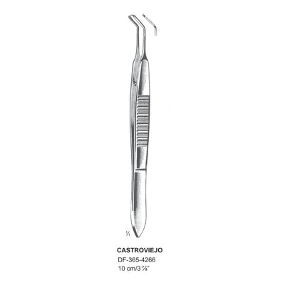 Castroviejo Forceps, Angled, 10 cm  (DF-365-4266)