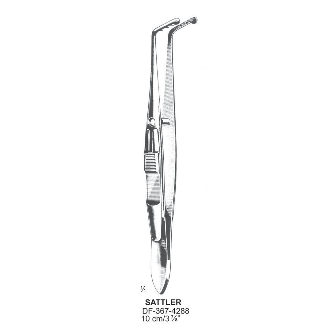 Sattler Advancement Forceps, 10 cm  (DF-367-4288) by Dr. Frigz