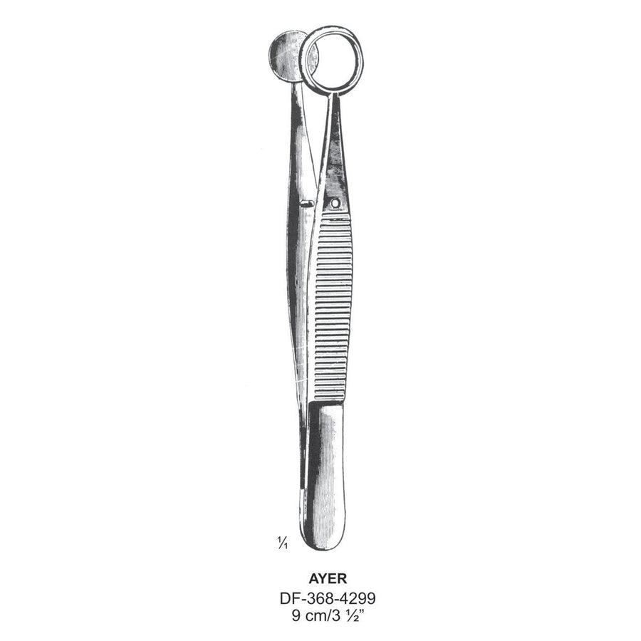 Ayer Chalazion Forceps, 9 cm  (DF-368-4299) by Dr. Frigz