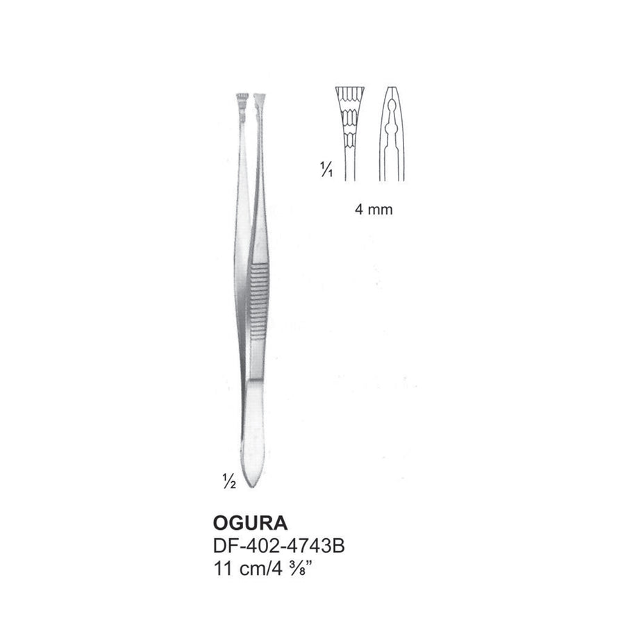 Ogura Grasping Forceps, 11cm  (DF-402-4743B) by Dr. Frigz