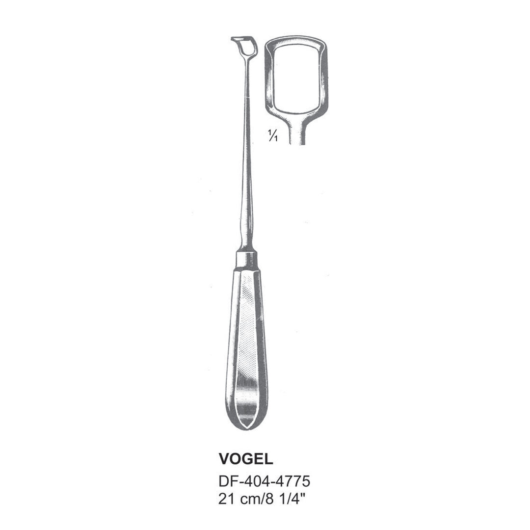 Vogel Adenoid Curettes 21 cm  (DF-404-4775) by Dr. Frigz