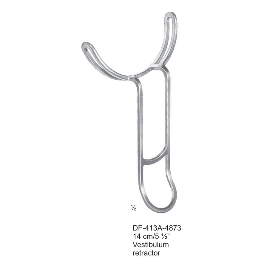 Martin Simplex Lip And Cheek Vestibulum Retractors 14cm (DF-413A-4873) by Dr. Frigz