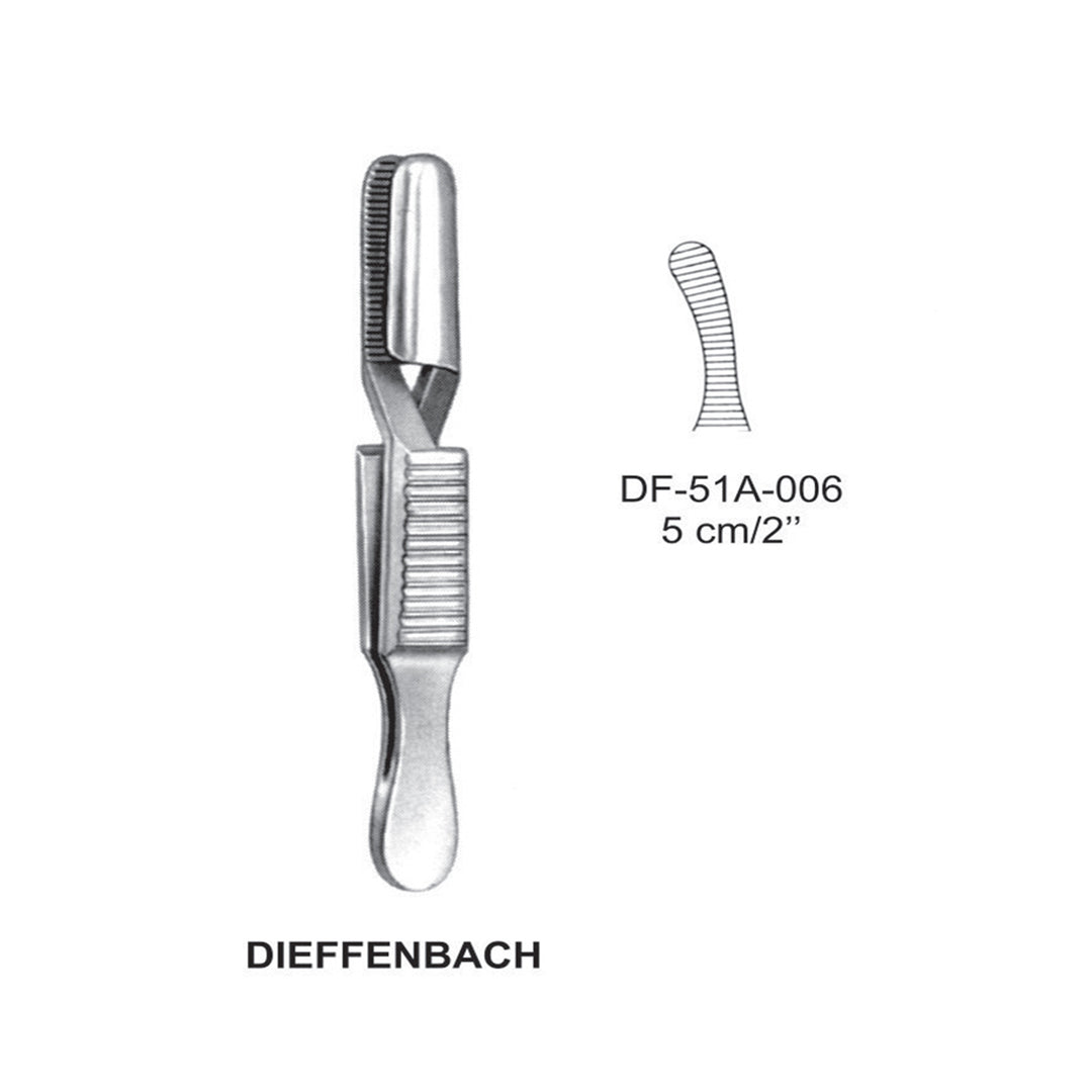 Dieffenbach Bulldog Clamps, Curved, 5cm (DF-51A-006) by Dr. Frigz