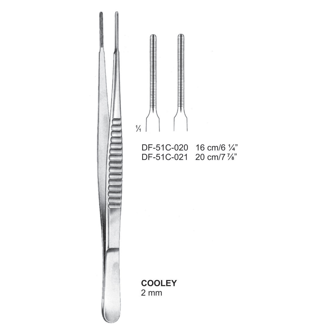 Debakey Atrauma Forceps, Straight, 20Cm, 2mm (DF-51C-021) by Dr. Frigz