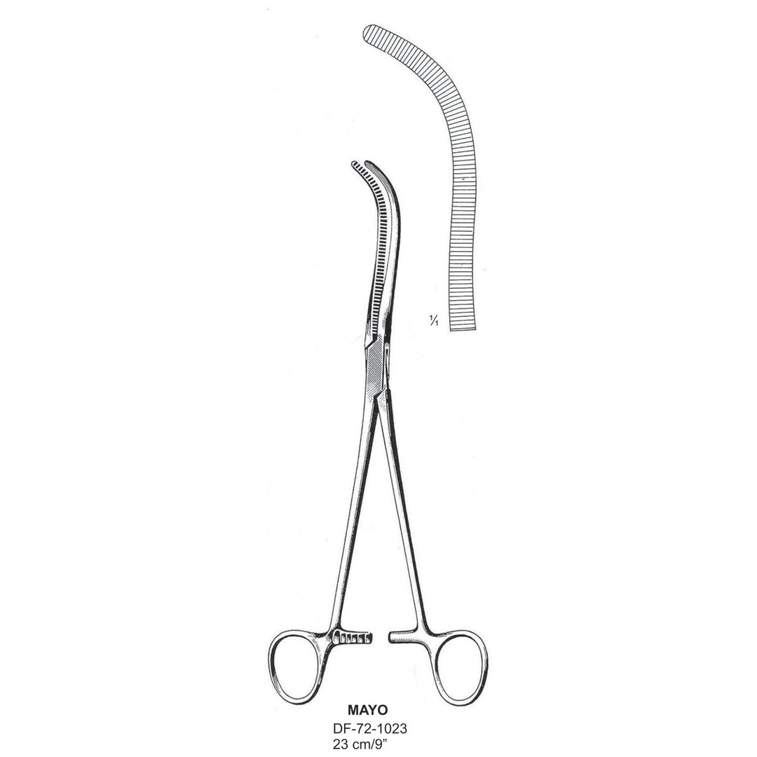 Mayo Kidney Pedical Forceps,  23cm (DF-72-1023) by Dr. Frigz