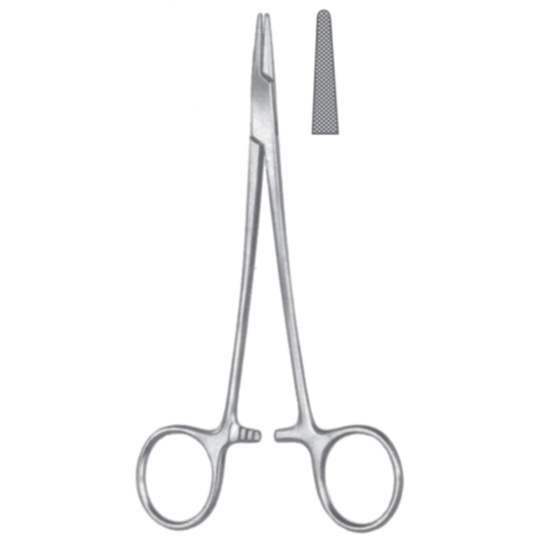 Crile-Murray Needle Holders Straight 15cm Slender Pattern (I-006-15) by Dr. Frigz