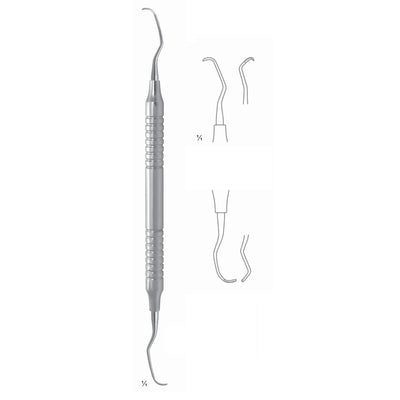 Langer Scalers 17.5cm Universal Curette, Hollow Handle 8 mm (Q-067-02)