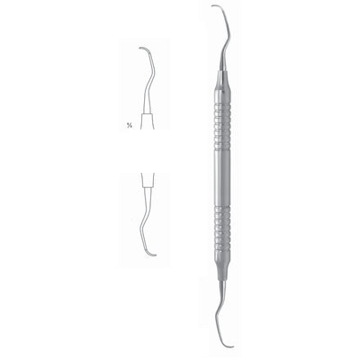 Langer Scalers 17.5cm Universal Curette, Hollow Handle 8 mm (Q-068-03)