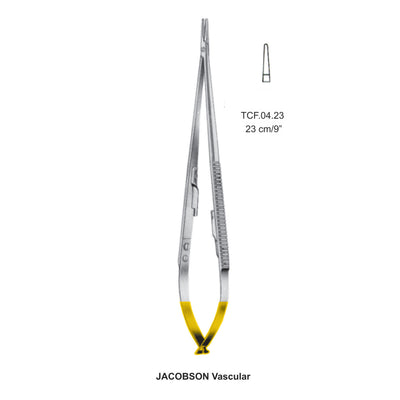 Jacobson Vascular,  Needle Holder, Smooth, 23cm  (TCF-04-23)