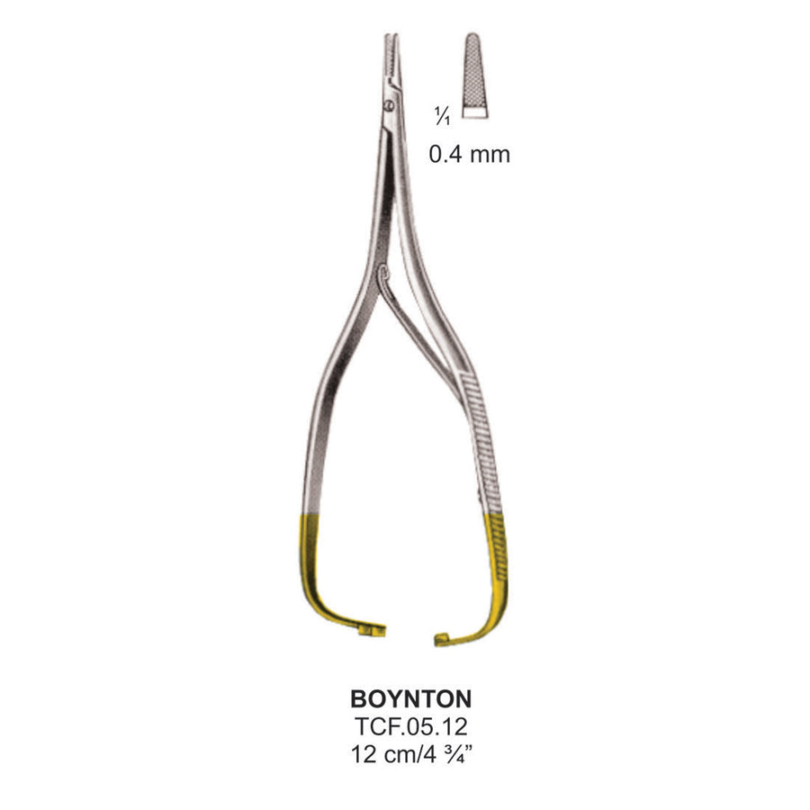 TC-Boynton Needle Holders 12cm , 0.4mm (Tcf.05.12) by Dr. Frigz